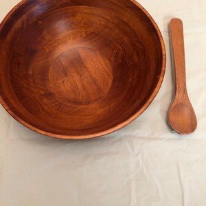 Wooden Bowl and Servers